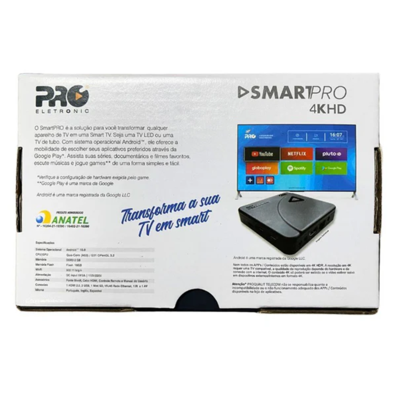 Smart Box Pro TV Ultra HD