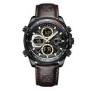 Relógio Casual Masculino dual time