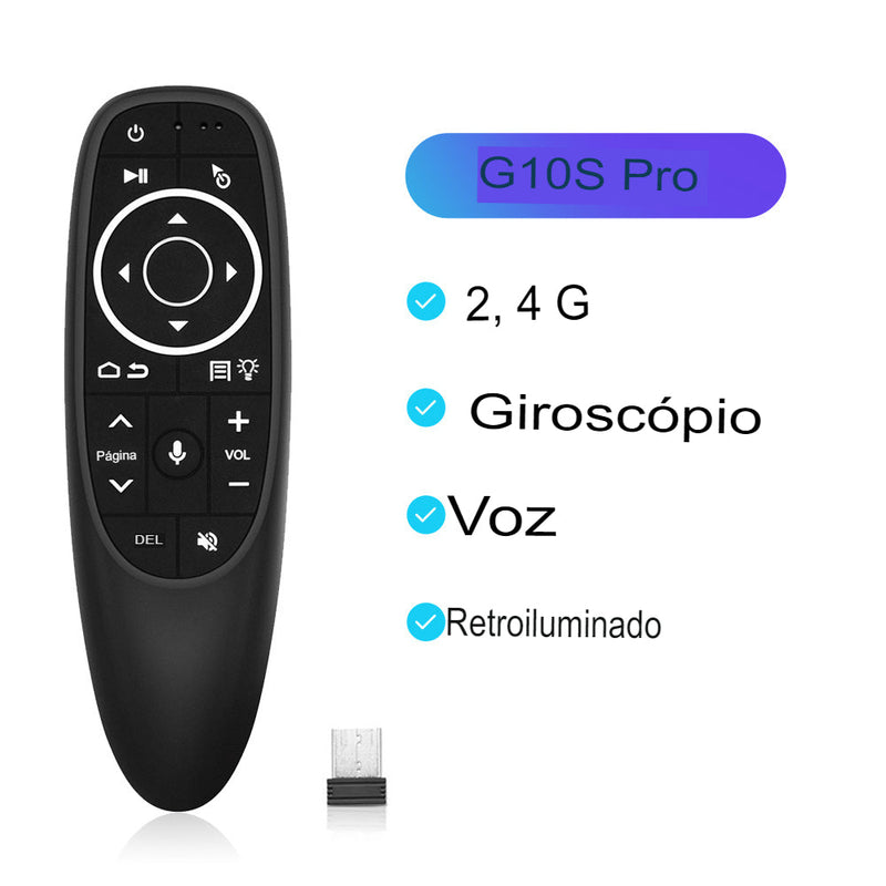 Controle Remoto Sem Fio Para Tv Box G10